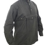 Camicia loden con tascone