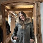 Mantellina Loden Lady verde melange con cappuccio  e/o cappuccio in pelliccia